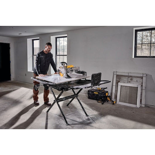 250mm Wet Tile Saw with Large-Capacity Sliding Table