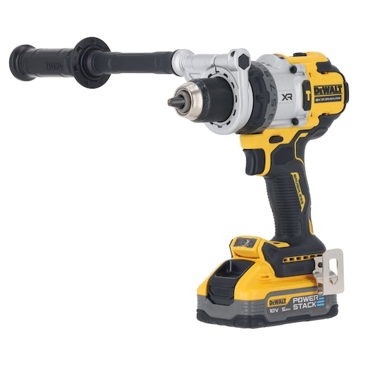 20V MAX XR 1/2 Inch Brushless Cordless Hammer Drill Kit with 8AH Battery and Charger, 3 Speed (DCD1007WW1)