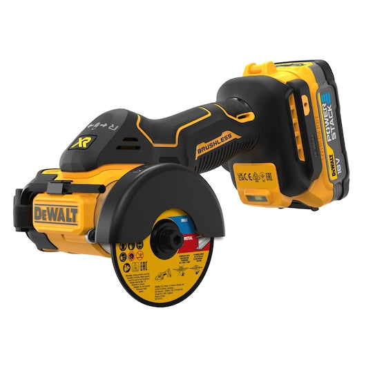 18V XR Brushless 76mm Cut-Off Tool – 1 x POWERSTACK™ Battery