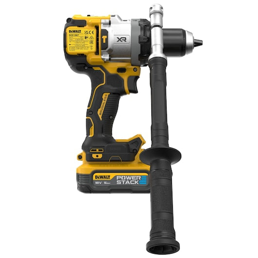 20V MAX XR 1/2 Inch Brushless Cordless Hammer Drill Kit with 8AH Battery and Charger, 3 Speed (DCD1007WW1)