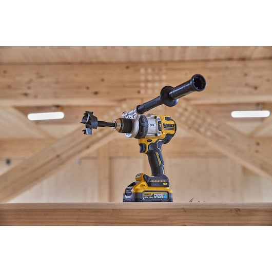 20V MAX XR 1/2 Inch Brushless Cordless Hammer Drill Kit with 8AH Battery and Charger, 3 Speed (DCD1007WW1)