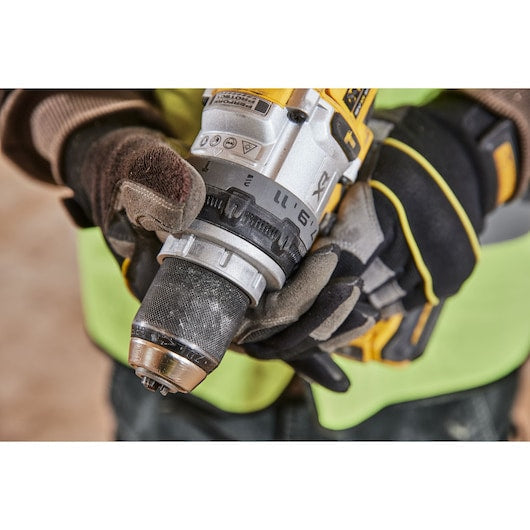 20V MAX XR 1/2 Inch Brushless Cordless Hammer Drill Kit with 8AH Battery and Charger, 3 Speed (DCD1007WW1)