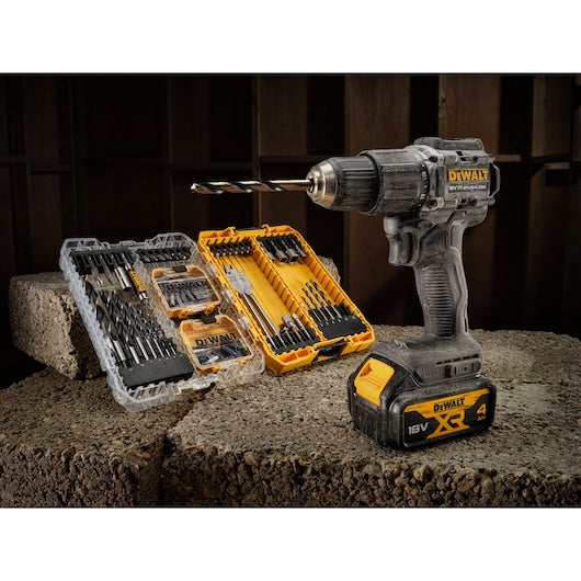 18V XR Brushless Hammer Drill Driver – 100 Year Limited Edition – 2 x 4.0Ah Batteries