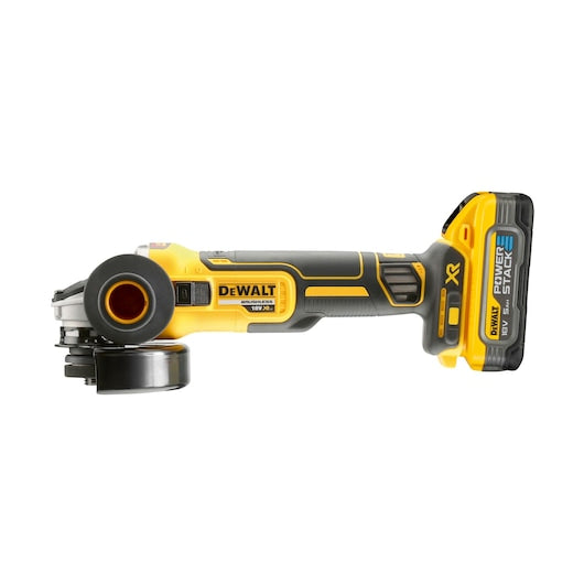 18V XR Brushless 125mm Cordless Angle Grinder – TSTAK Kit (2 x 5.0Ah Batteries & Charger)