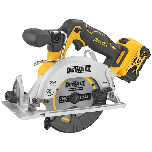 12V XR 140mm Circular Saw – 2 x 5.0Ah Batteries