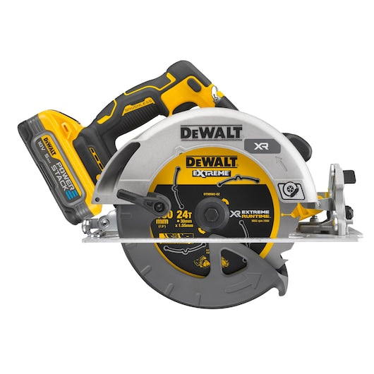 18V XR Brushless 190mm Circular Saw – 2 x POWERSTACK™ 5.0Ah Batteries