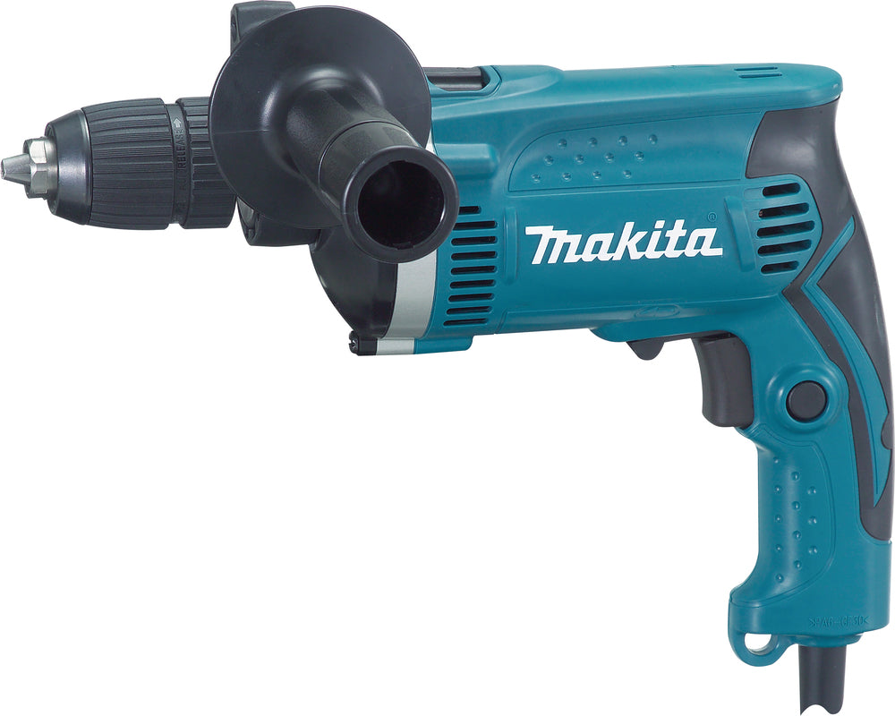 HP1631 Electric Percussion Drill, 710W Keyless Chuck 16mm, 5/8_pollice, Black, Turquoise